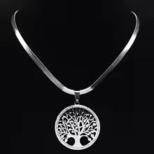 Bijoux-Arbre-De-Vie-Argent-pour-femme