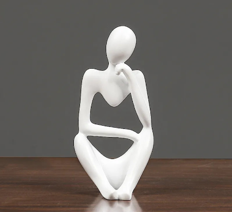 figurine-yoga-décoration-blanche