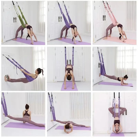 hamac-aérien-de-yoga-postures