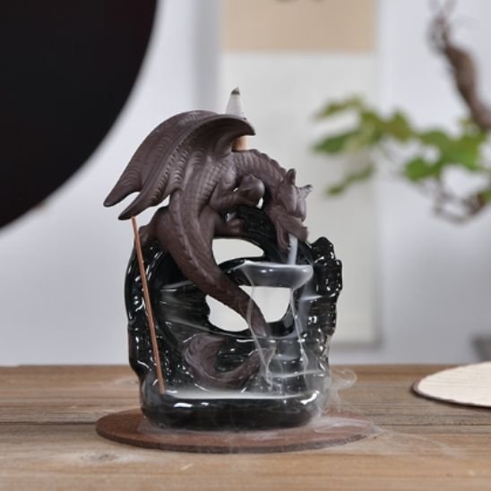 Porte encens à reflux Dragon