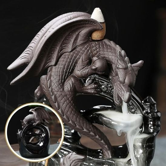 Porte encens à reflux Dragon