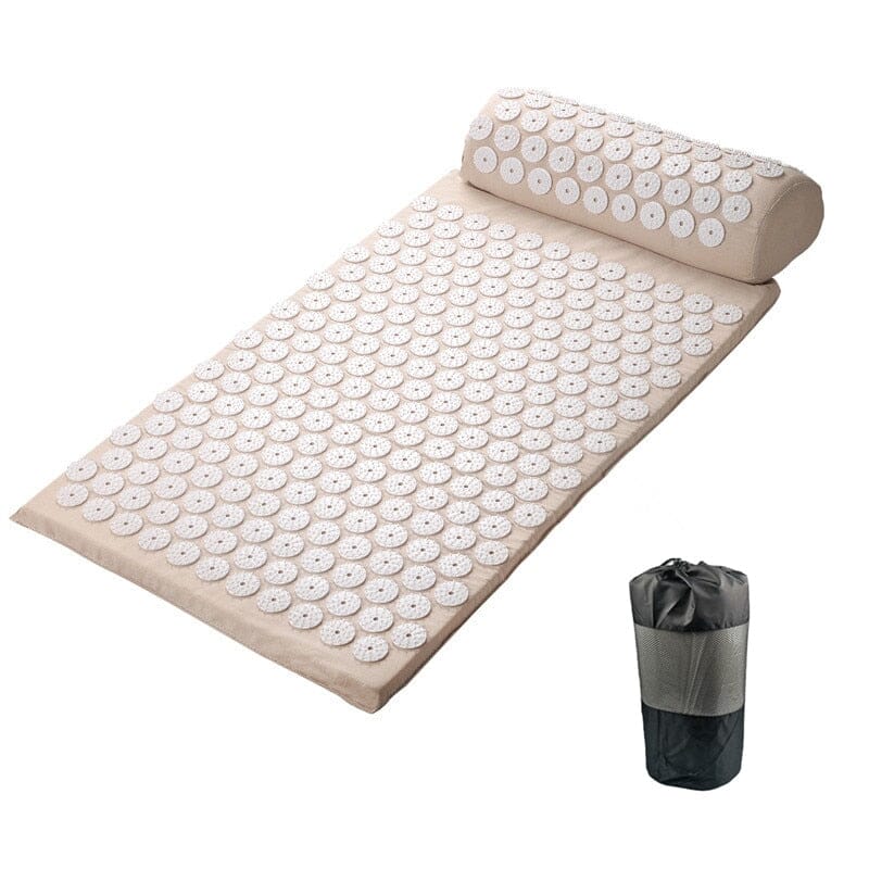 tapis-d'acupression-rembourré-massage-blanc